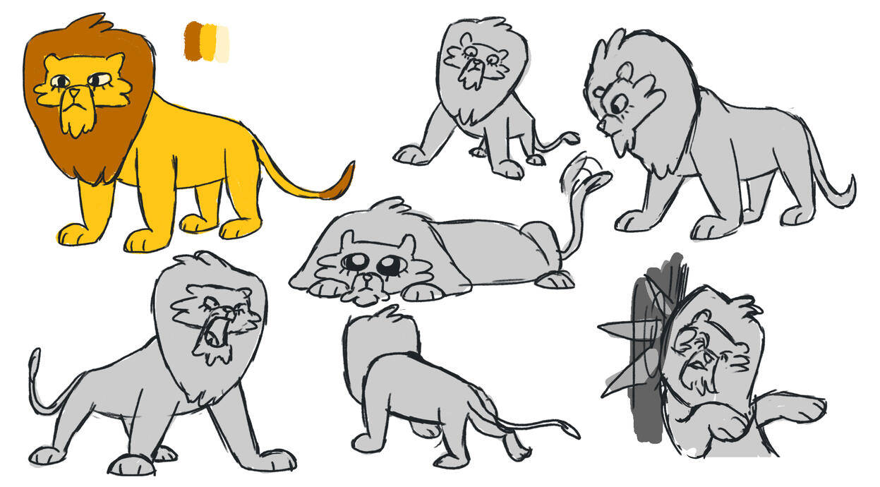 Lion Poses Lion Poses